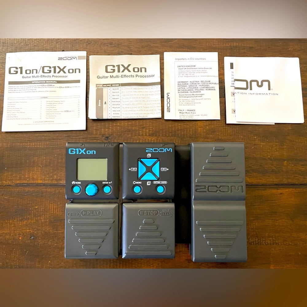 G1 On/ G1X On Multi Effects Processor.